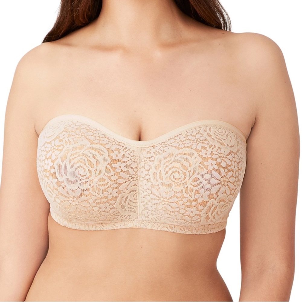 🚨FINAL SALE🚨 Wocoal Halo Lace Strapless Underwire Bra